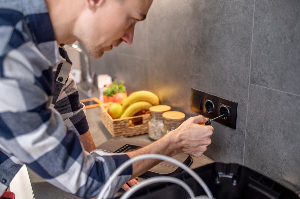 Prise électrique dans cuisine