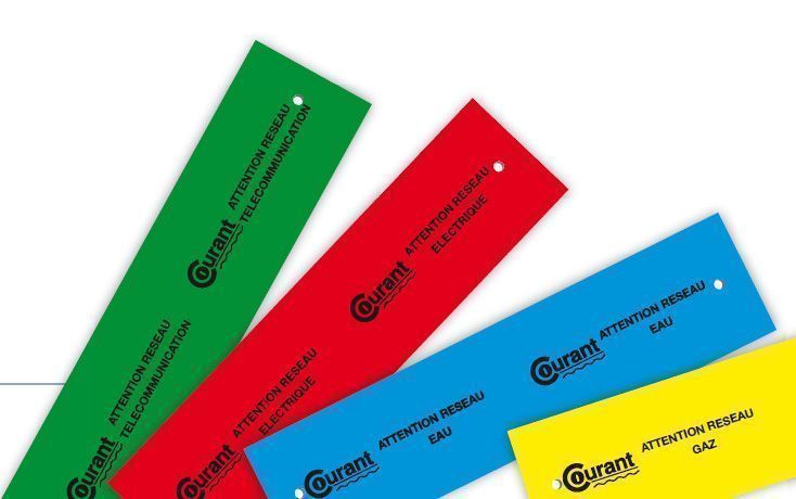 plaques de protection multicolor